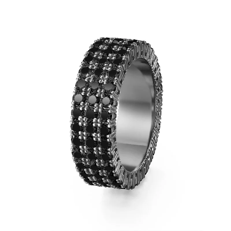 LENOX ETERNITY BAND TRIPLE (Black Diamond)