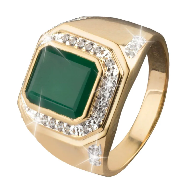 Master Green Onyx Ring