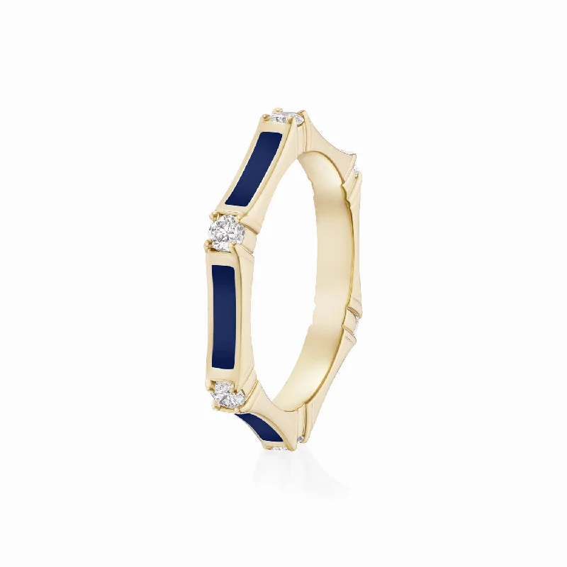 Navy / Yellow Gold