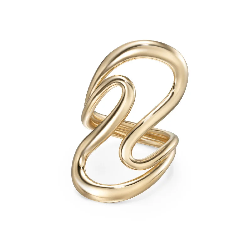 HANNAH RING Large (Gold)