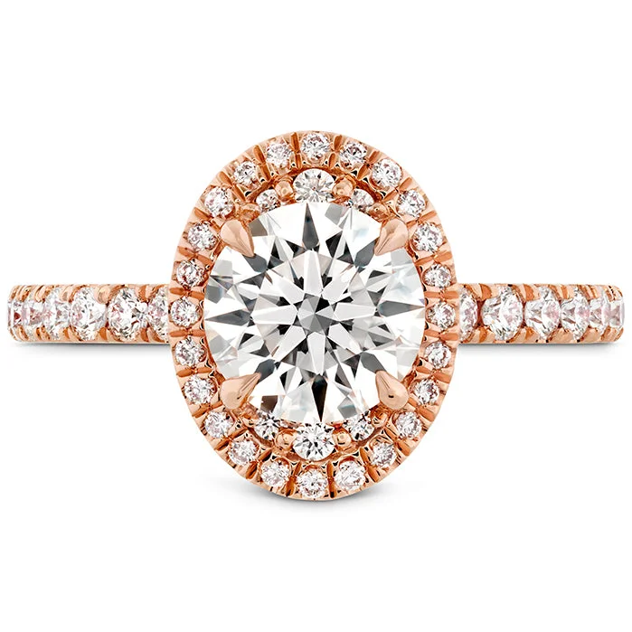 Hearts On Fire Juliette Oval Halo Diamond Engagement Ring