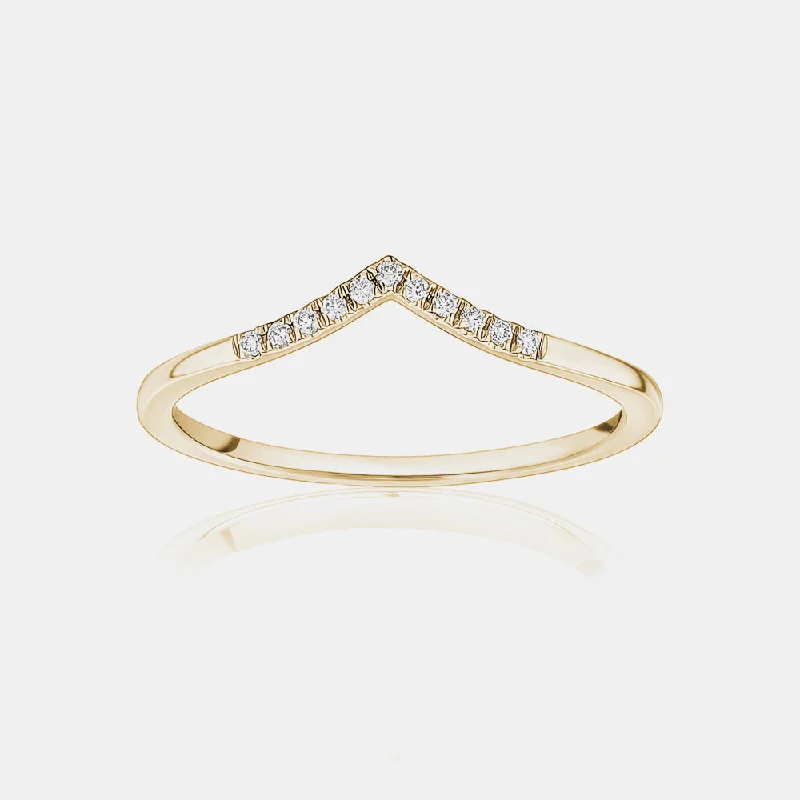 Partial Diamond V Ring