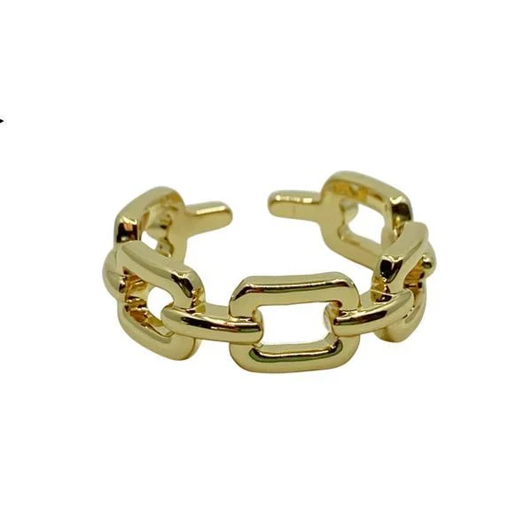 Link Adjustable Ring; Gold Fill (RG4080)