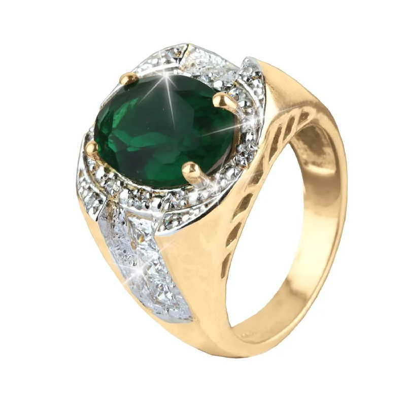 Hunter Green Men's Ring