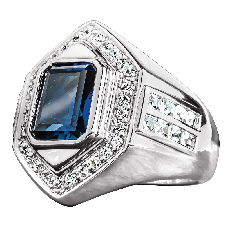 Laveen Men's Rhodium Ring