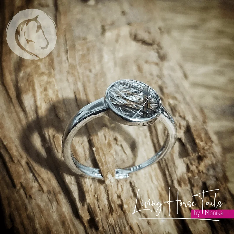 Sterling Silver Keepsake Resin Ring