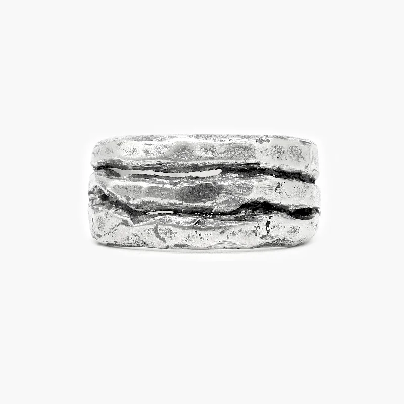 Hand-forged Sterling Silver Ring