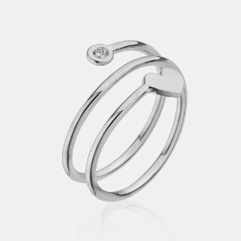 14K White Gold