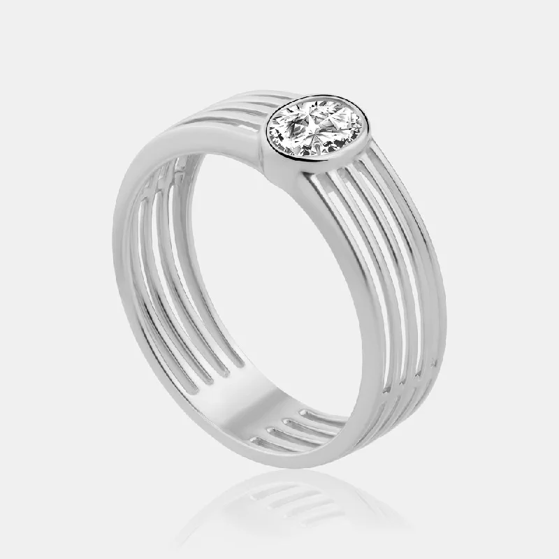 14K White Gold