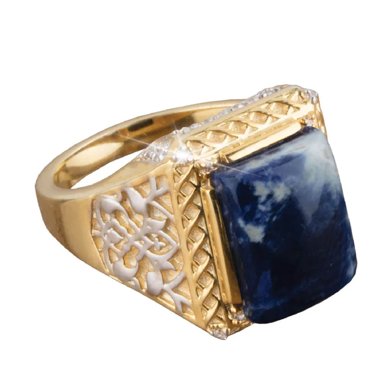 Sodalite Men's Ring