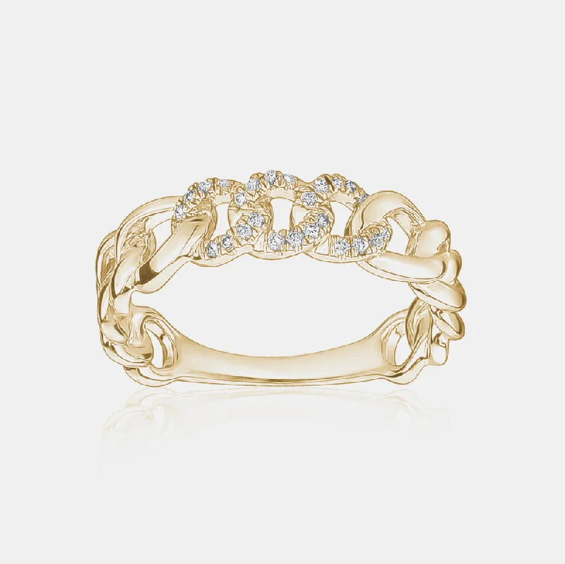 Diamond Link Ring