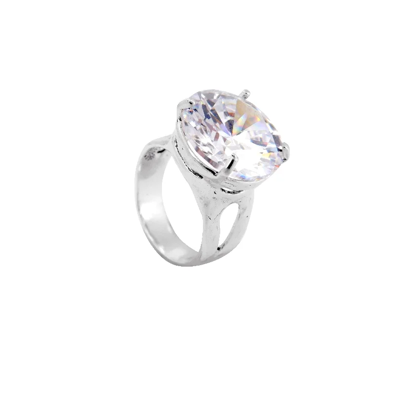 Large CZ Ring