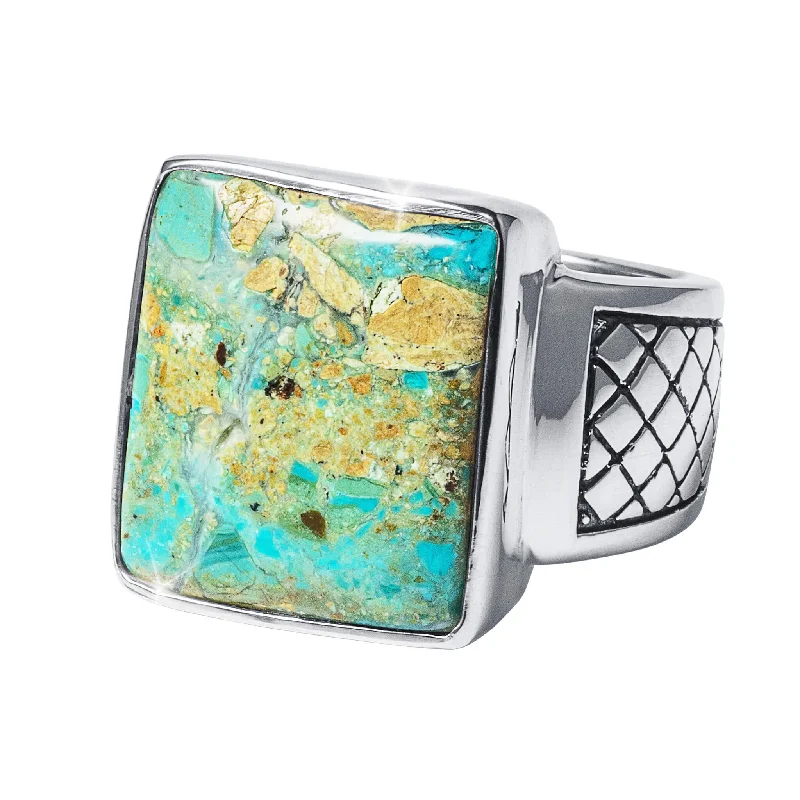 Opal Horizon Men's Ring